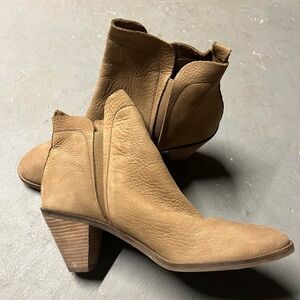Lucky Brand Camel Ankle Booties